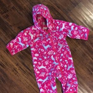 Columbia fleece baby bunting